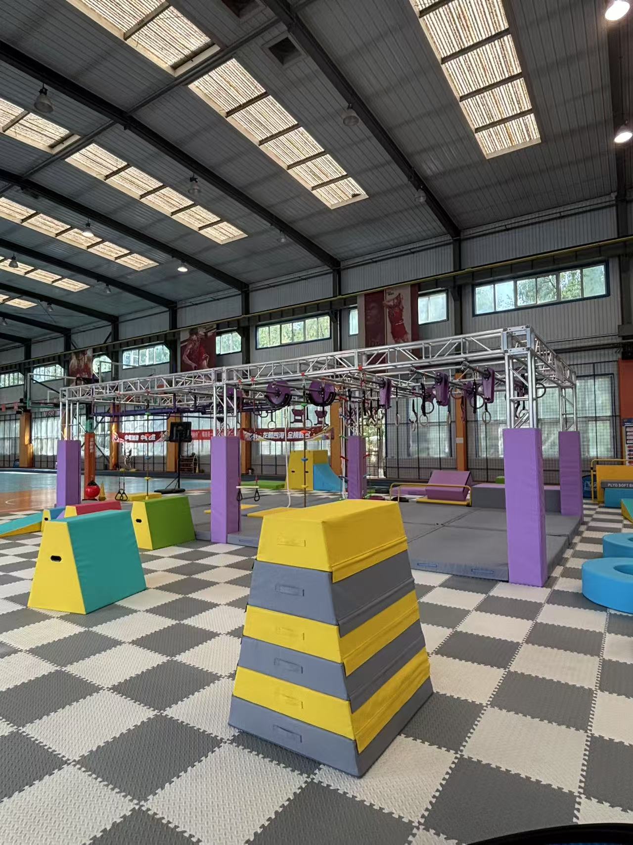 School Gym Ninja Obstacle Course Project