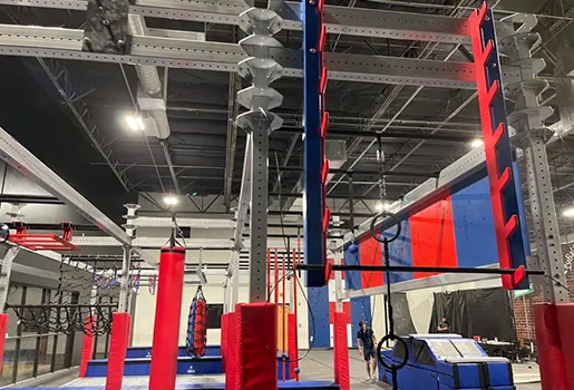 Ninja Gym Designed & Installed by AG Ninja at Gold Medal Gymnastics