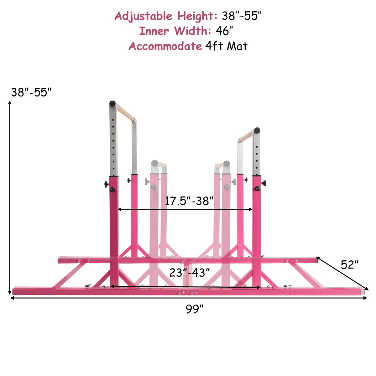 Gymnastics Double Horizontal Bars