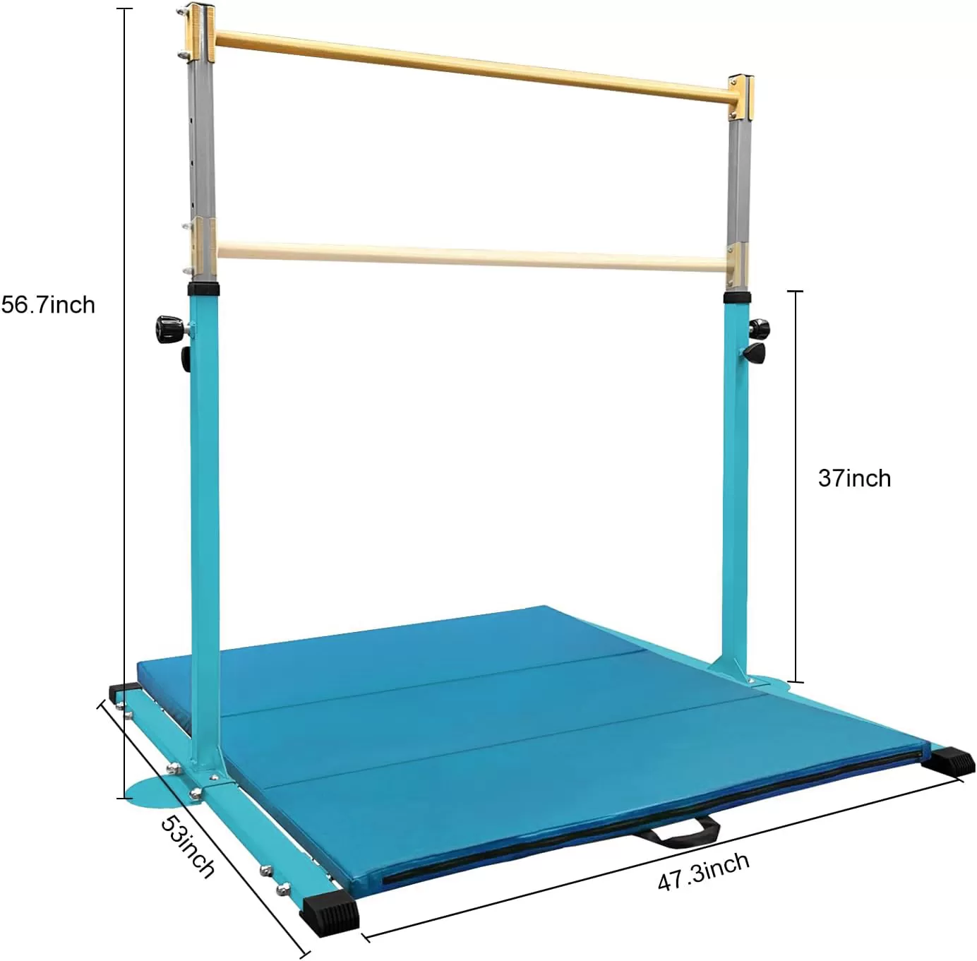 Gymnastic Bar with Mat&Ring