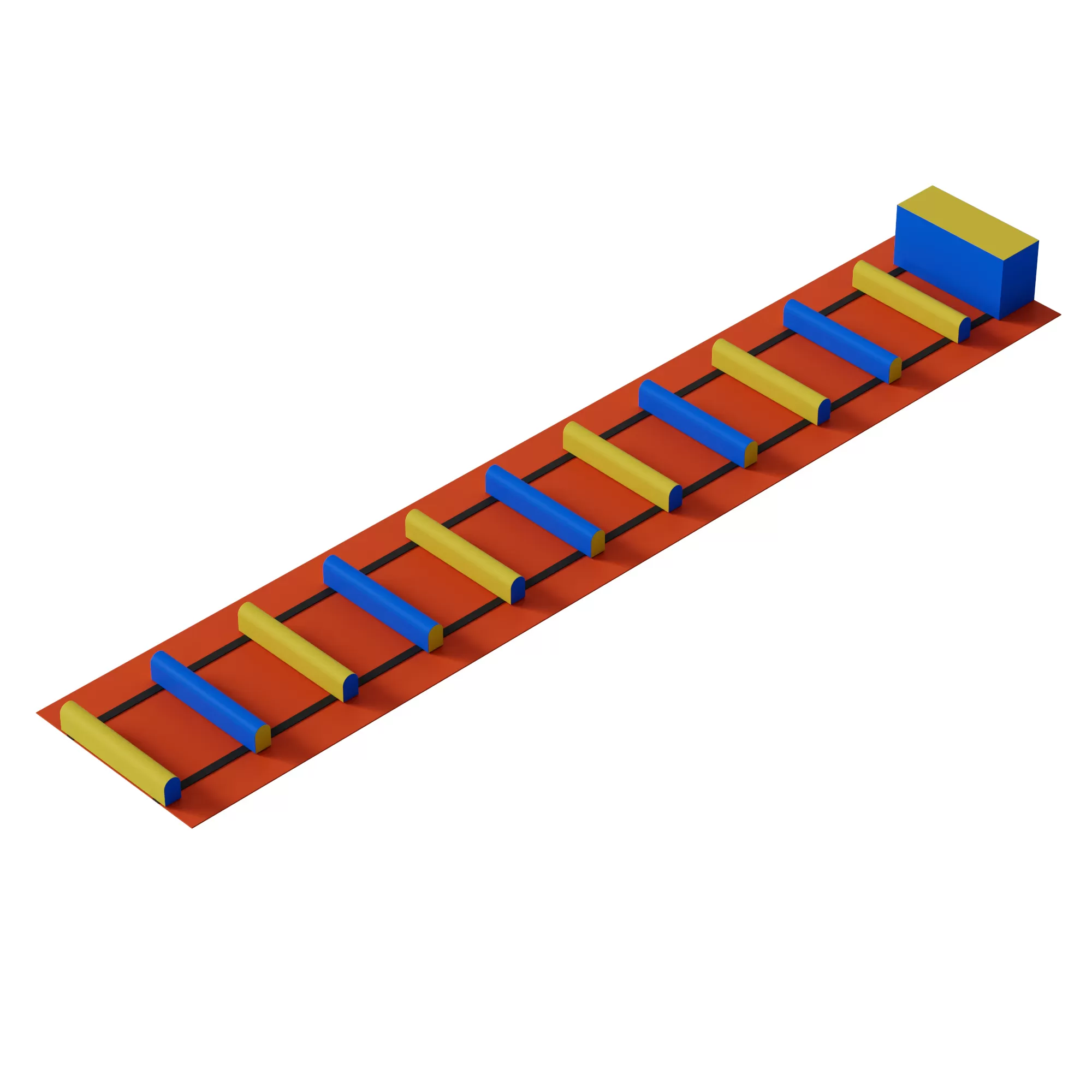 Sixteen-Piece Parkour Set