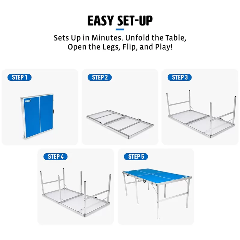 Foldable Ping Pong Table
