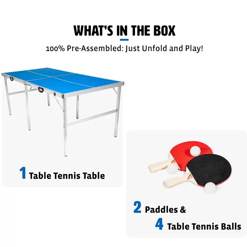 Foldable Ping Pong Table