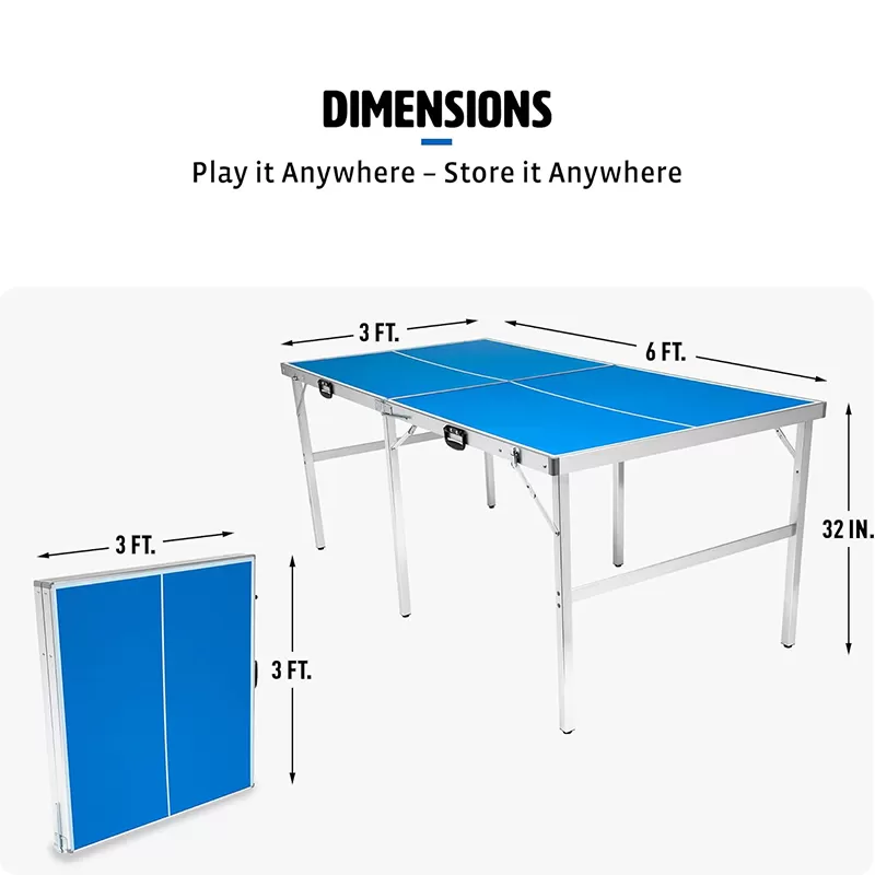 Foldable Ping Pong Table