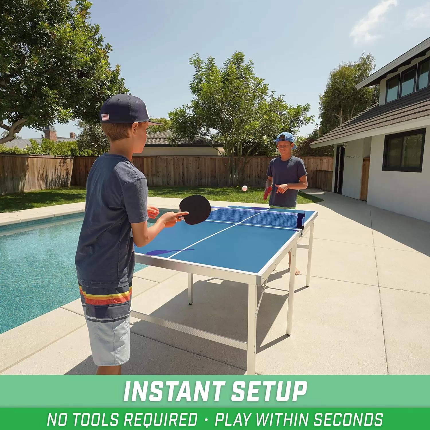 Foldable Ping Pong Table
