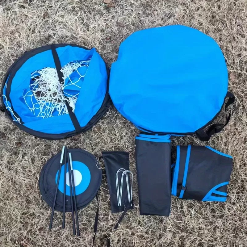 Kids Football Goal Portable Football Goal Mini Pop Up Practice Target 4-in-1