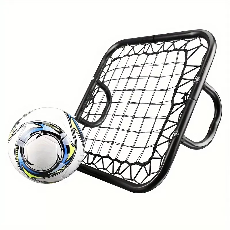 Handheld soccer rebounder net