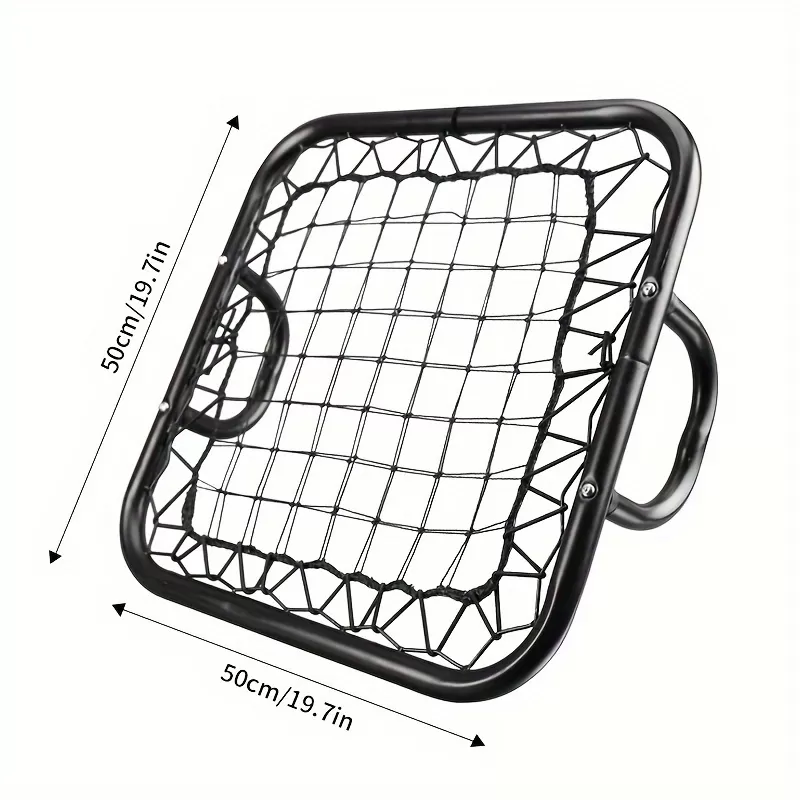 Handheld soccer rebounder net