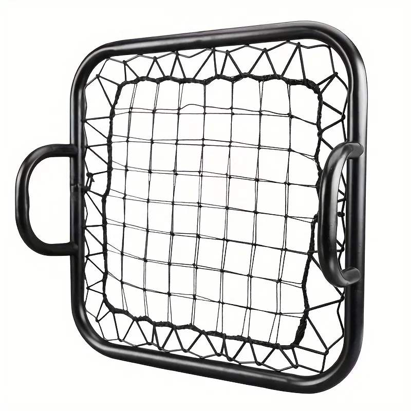 Handheld soccer rebounder net