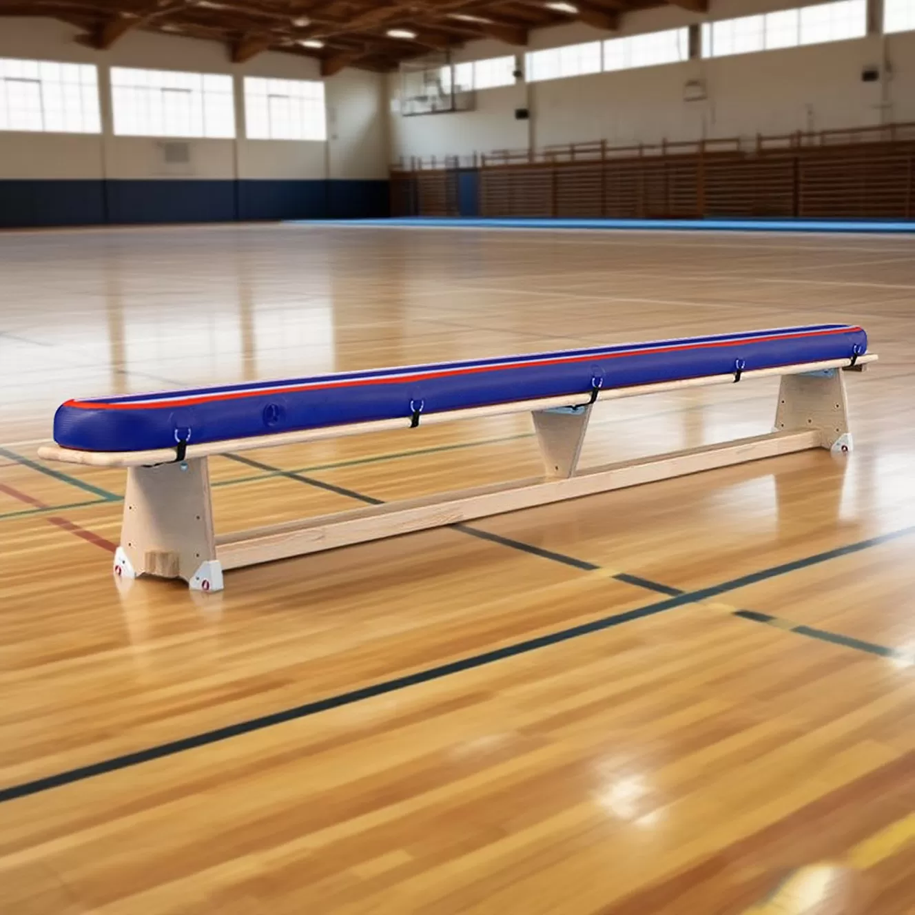 Gym Bench + Inflatable Mat