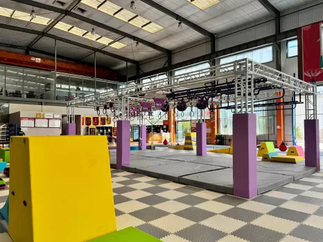 School Gym Ninja Obstacle Course Project