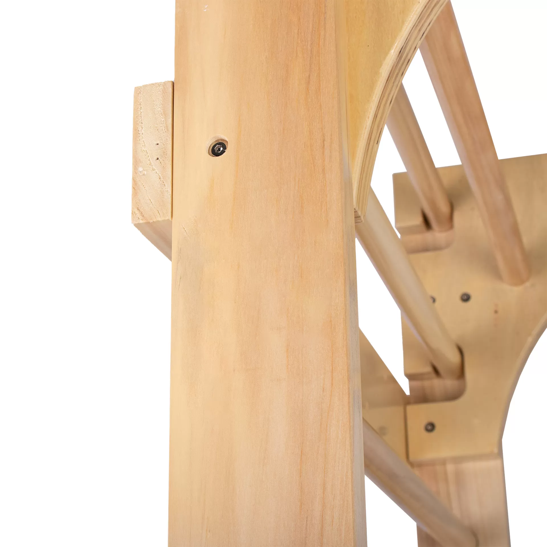 Children's Wooden Rung Wall