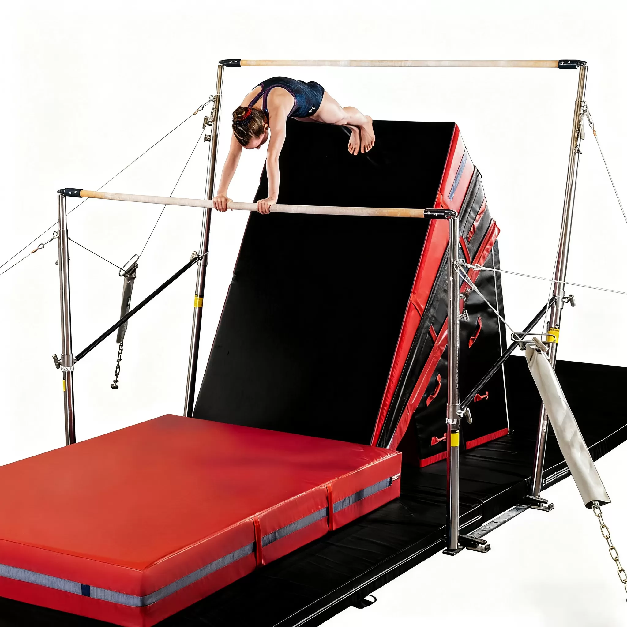 Gymnastics mat combination set
